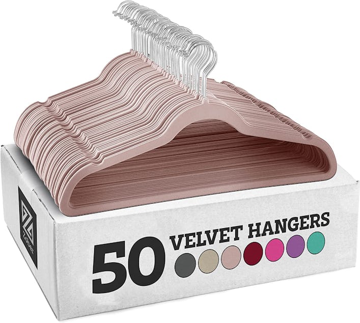 Zober Velvet Hangers (50 Pack)