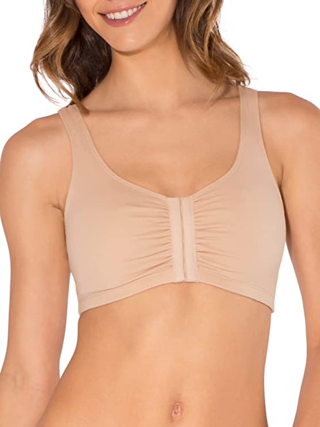 Fruit Of The Loom Front Closure Cotton Bra (2-Pack)