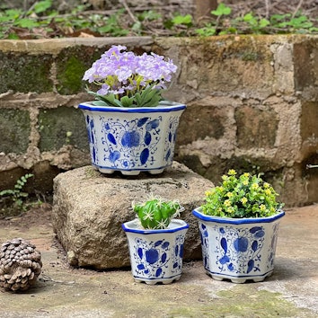 HakkaGirl Ceramic Flower Pots