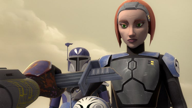 Bo-Katan didn’t win the Darksaber in combat.