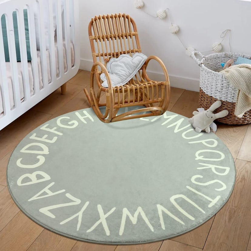 LIVEBOX ABC Round Rug