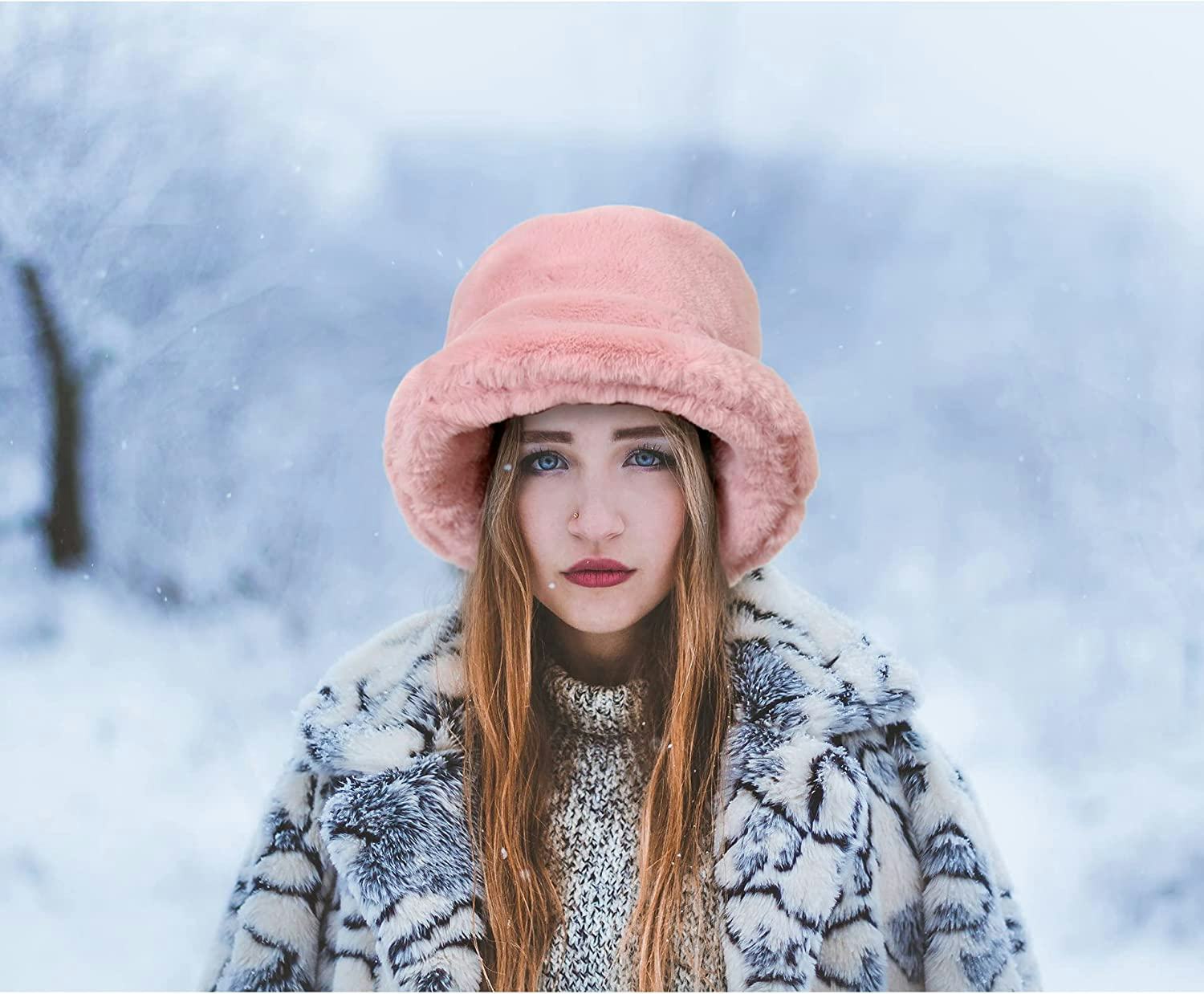 Rulala Faux Fur Bucket Hat