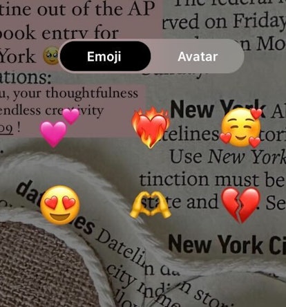 Instagram is offering new emotion reactions to Stories for Valentine's Day.