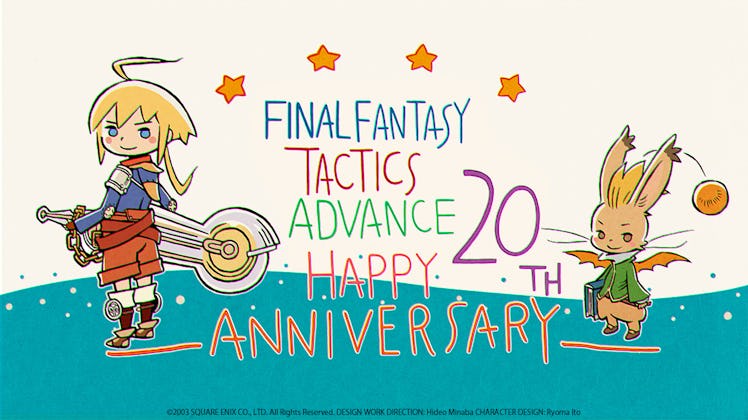 final fantasy tactics advance 20th anniversary post