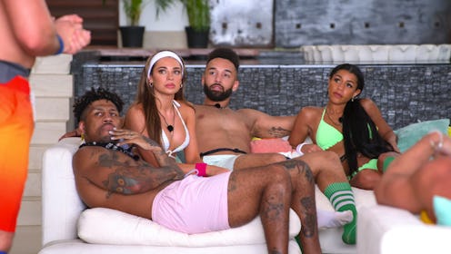 Dom Gabriel, Georgia Hassarati, Bartise Bowden, Izzy Fairthorne in Episode 5 of 'Perfect Match' via ...