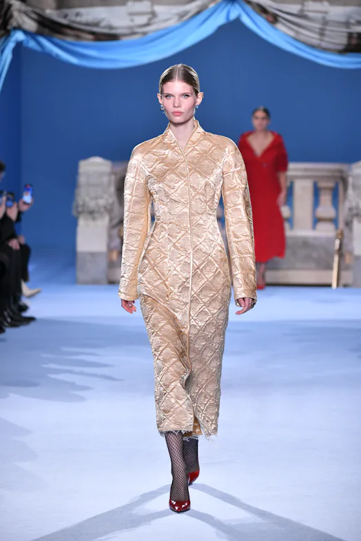 tory burch runway dress Tory Burch Fall/Winter 2024 Runway Live Stream | NY Fashion Week