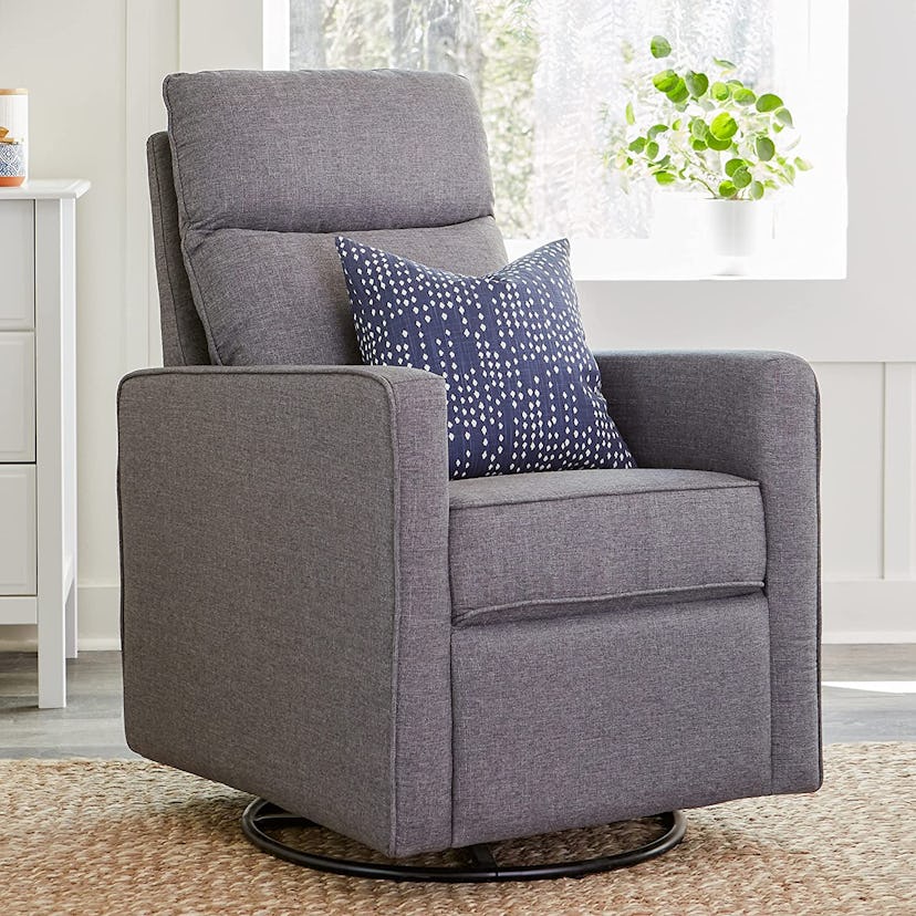 DaVinci Gabby Pillowback Swivel Glider