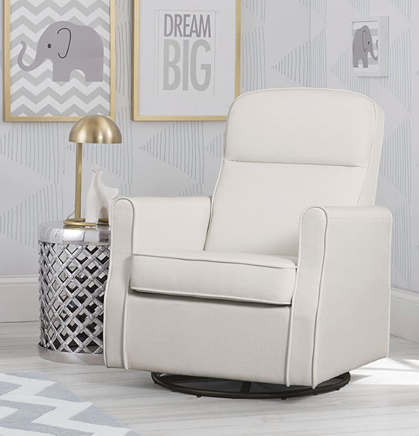 Delta Children Blair Slim Nursery Glider Swivel Rocker Chair