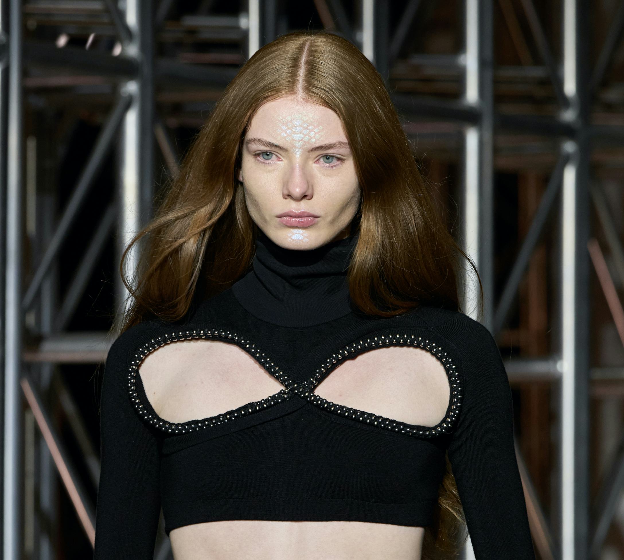 An unconventional fairycore highlighter trend took over the New York Fashion Week fall/winter 2023 r...