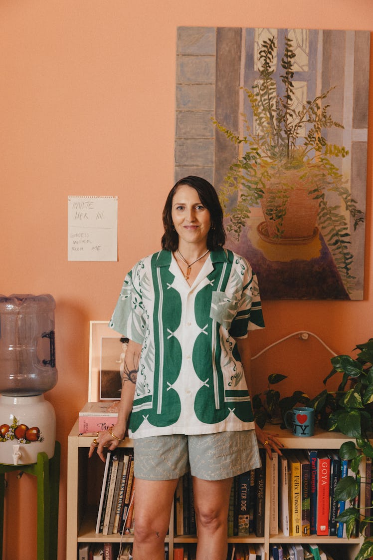 Hayley in her studio in California