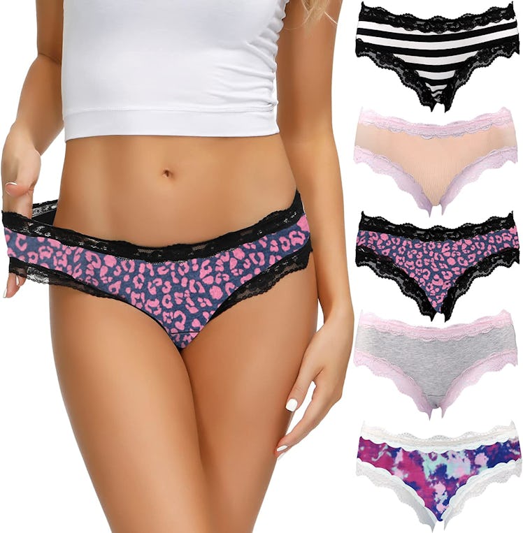 LYYTHAVON Breathable Cotton Brief Underwear (5-Pack)