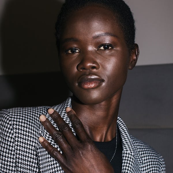 Lip gloss nails at Jason Wu F/W '23