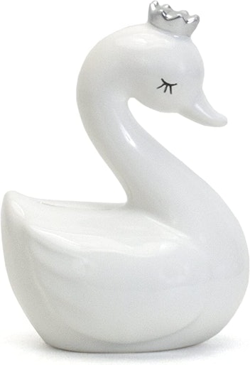Child to Cherish Ceramic Swan Piggy Bank