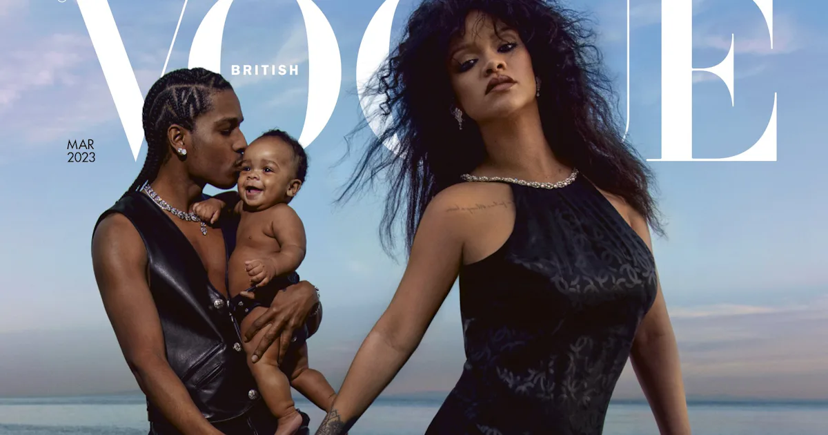 New Photos Of Rihanna's Baby Are Featured On The Cover Of 'Vogue'