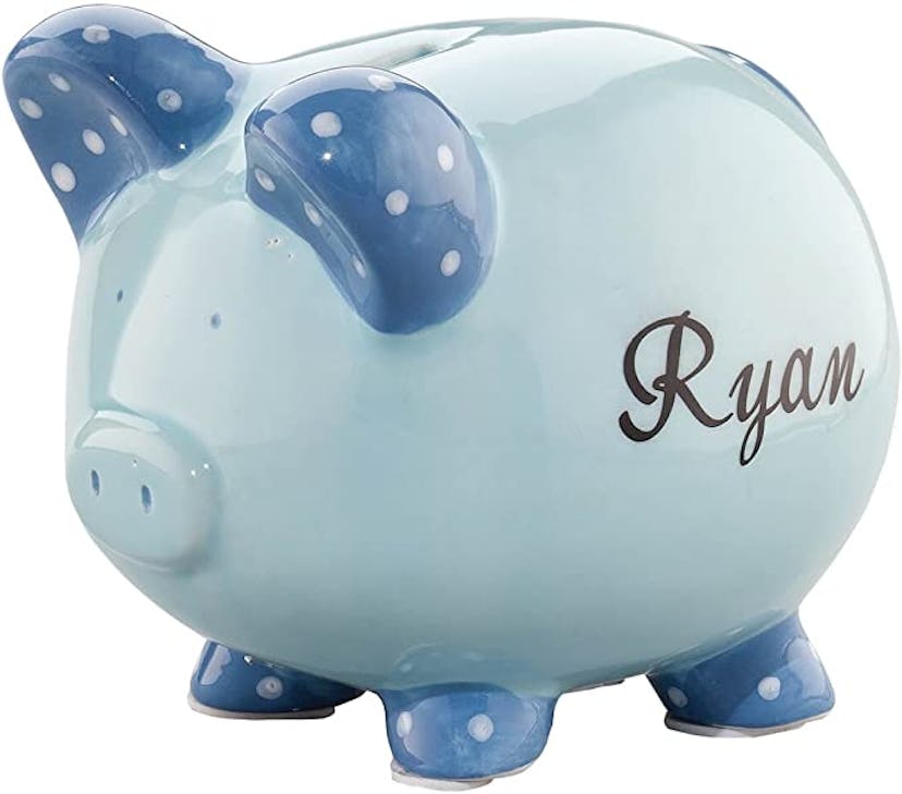 Personalized Ceramic Kids Piggy Bank