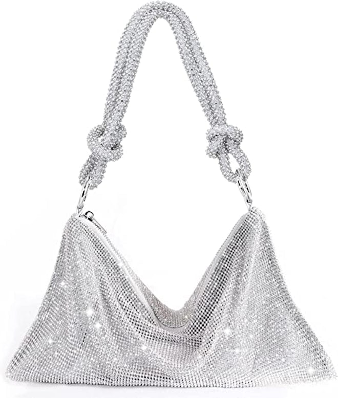 TOPALL Rhinestone Hobo Purse