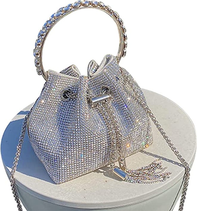 TOPALL Rhinestone Evening Bag