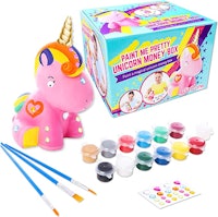GirlZone Paint Your Own Unicorn Piggy Bank