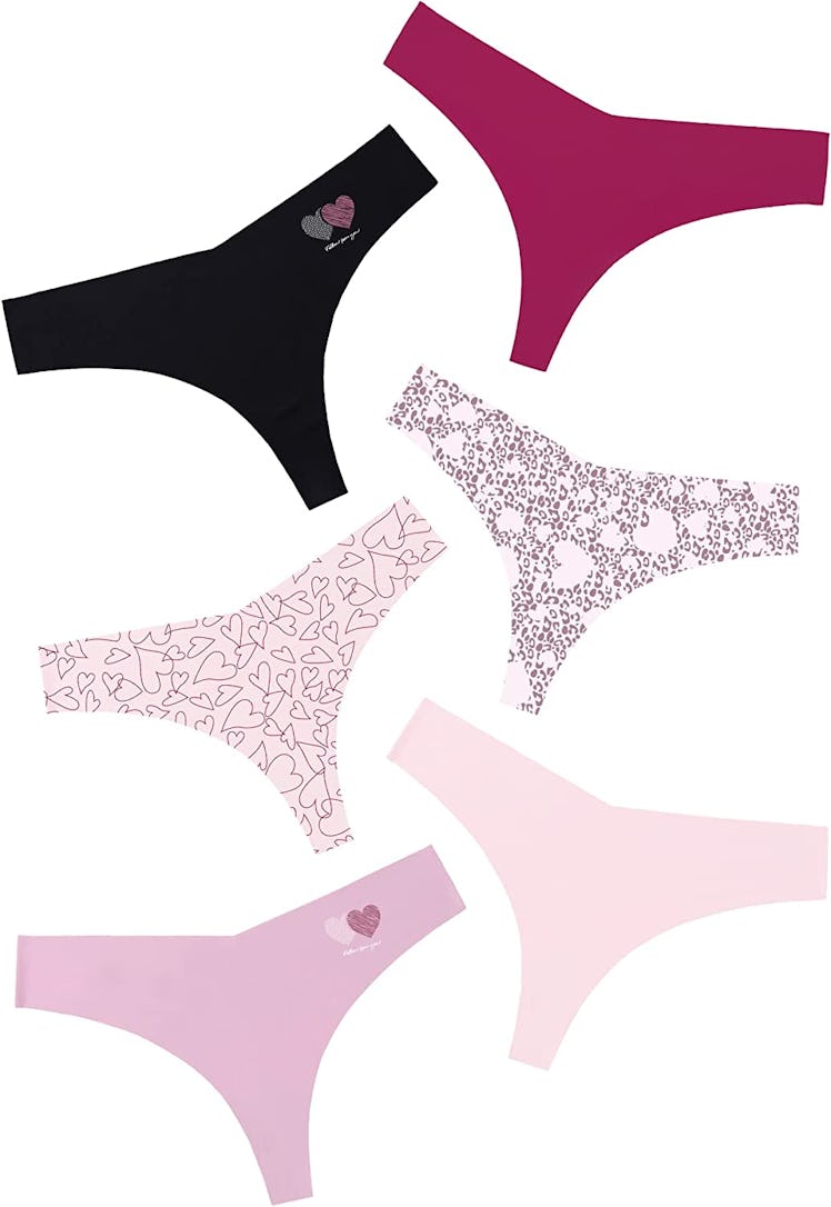 DEANGELMON Seamless Thongs (6-Pack)