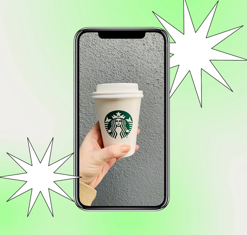 I tried the Kim Kardashian Starbucks order, which is just a short white chocolate mocha.