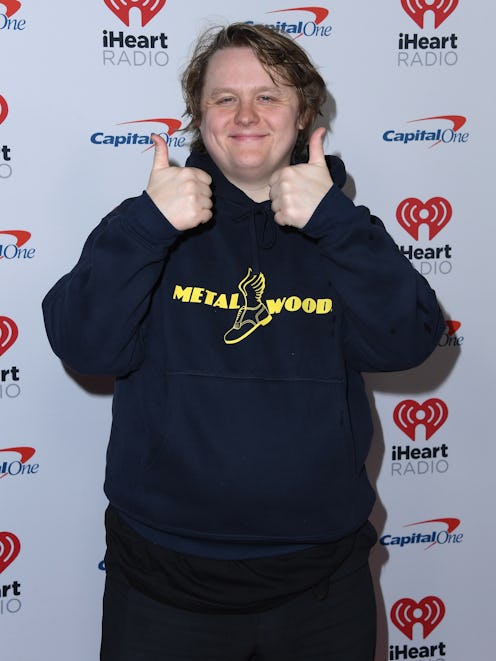 Lewis Capaldi arrives at the KIIS FM's iHeartRadio Jingle Ball in December 2022