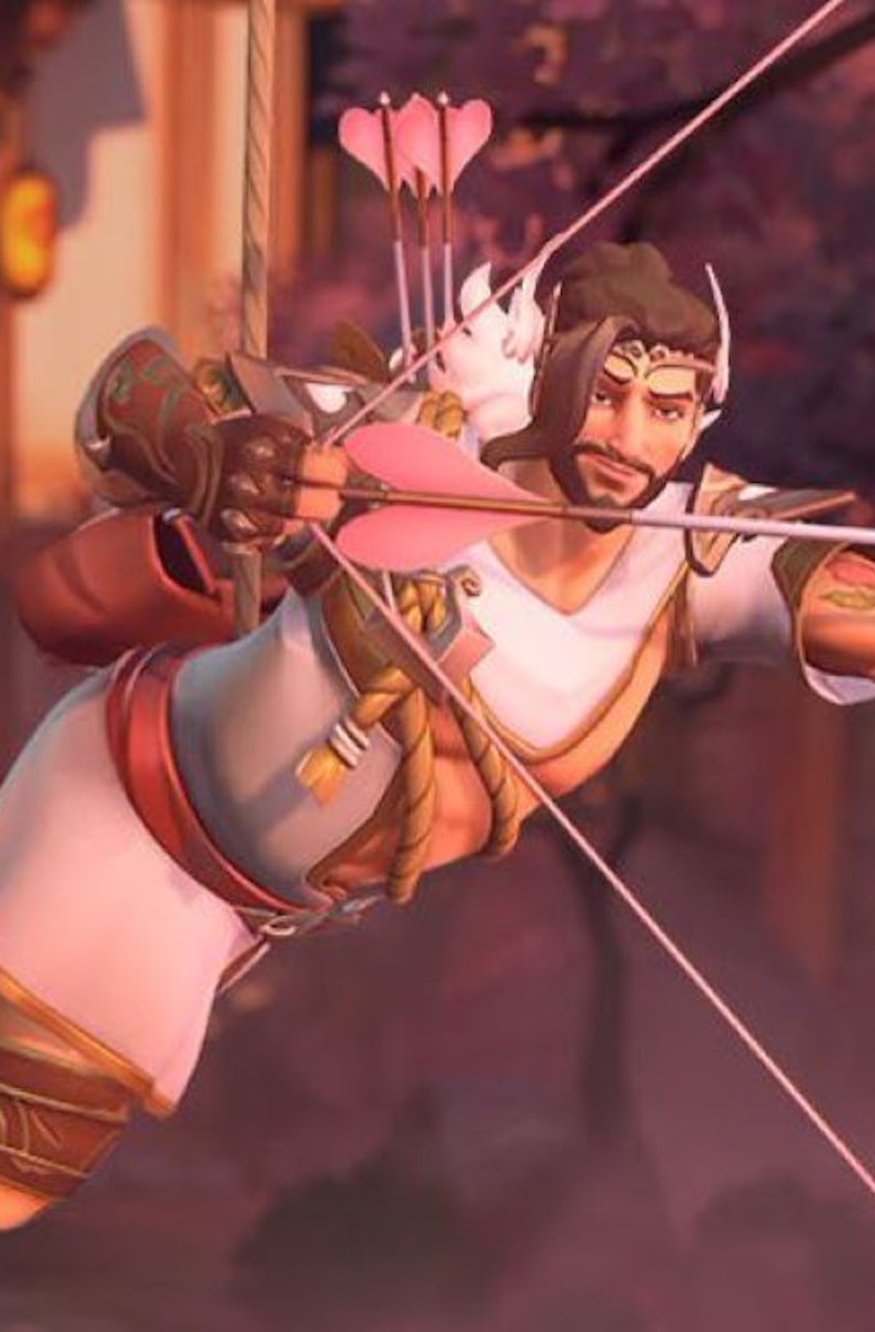 Hanzo Shimada as Cupid in Loverwatch