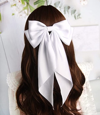 SUSULU Satin Hair Barrettes With Large Bows