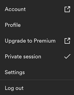 Here's how to start a Private Session on Spotify.