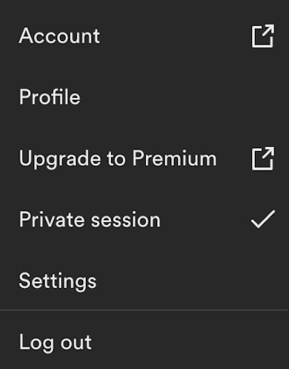 Here's how to start a Private Session on Spotify.