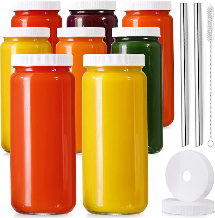 These juice bottles are some Charli D'Amelio kitchen decor you can shop on Amazon. 