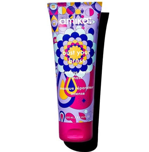 amika&rsquo;s bust your brass cool blonde intense repair hair mask is the best purple hair mask for damage&hellip;