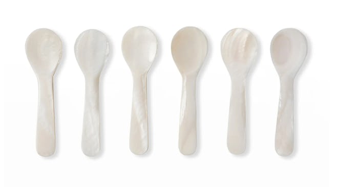 Mother-of-Pearl Spoons - Set of 6