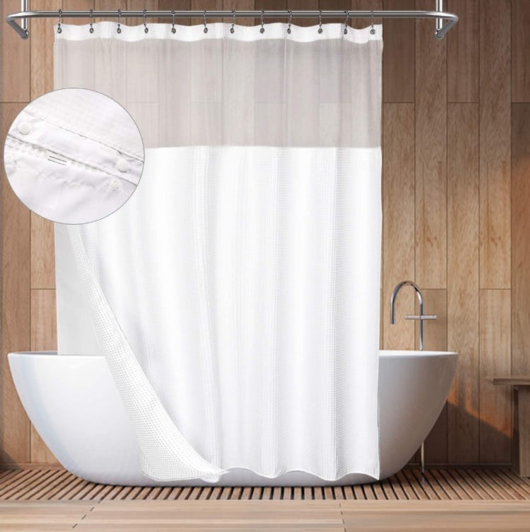 Barossa Design Hotel Waffle Shower Curtain