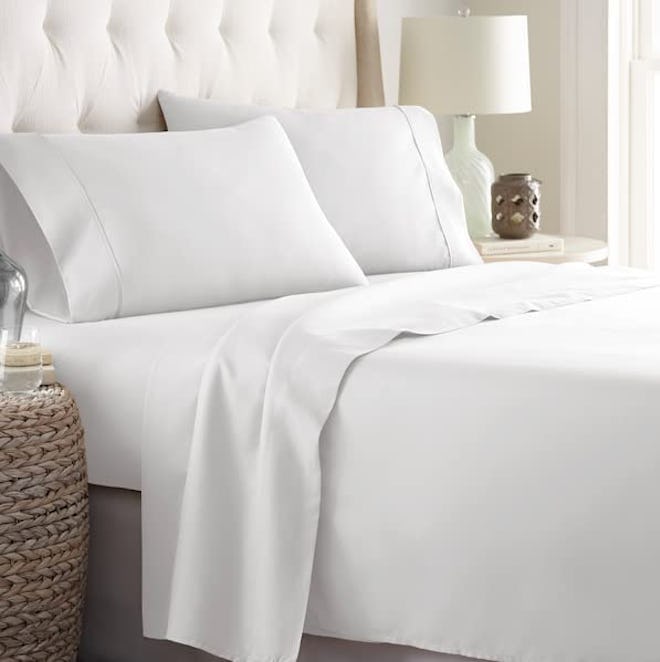 Danjor Linens White King Size Bed Sheets Set