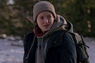Bella Ramsey's Ellie wears a beanie in The Last of Us Episode 6