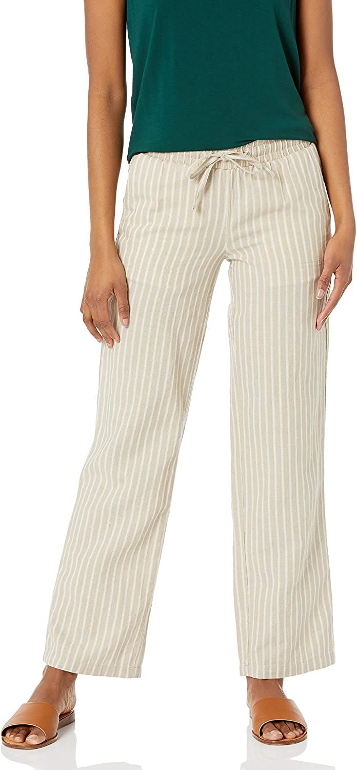 Amazon Essentials Linen Blend Drawstring Pants