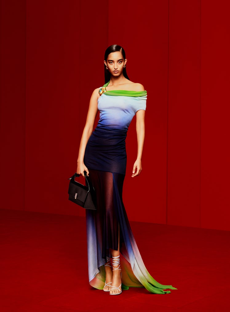 a look from ferragamo's spring 2023 campaign