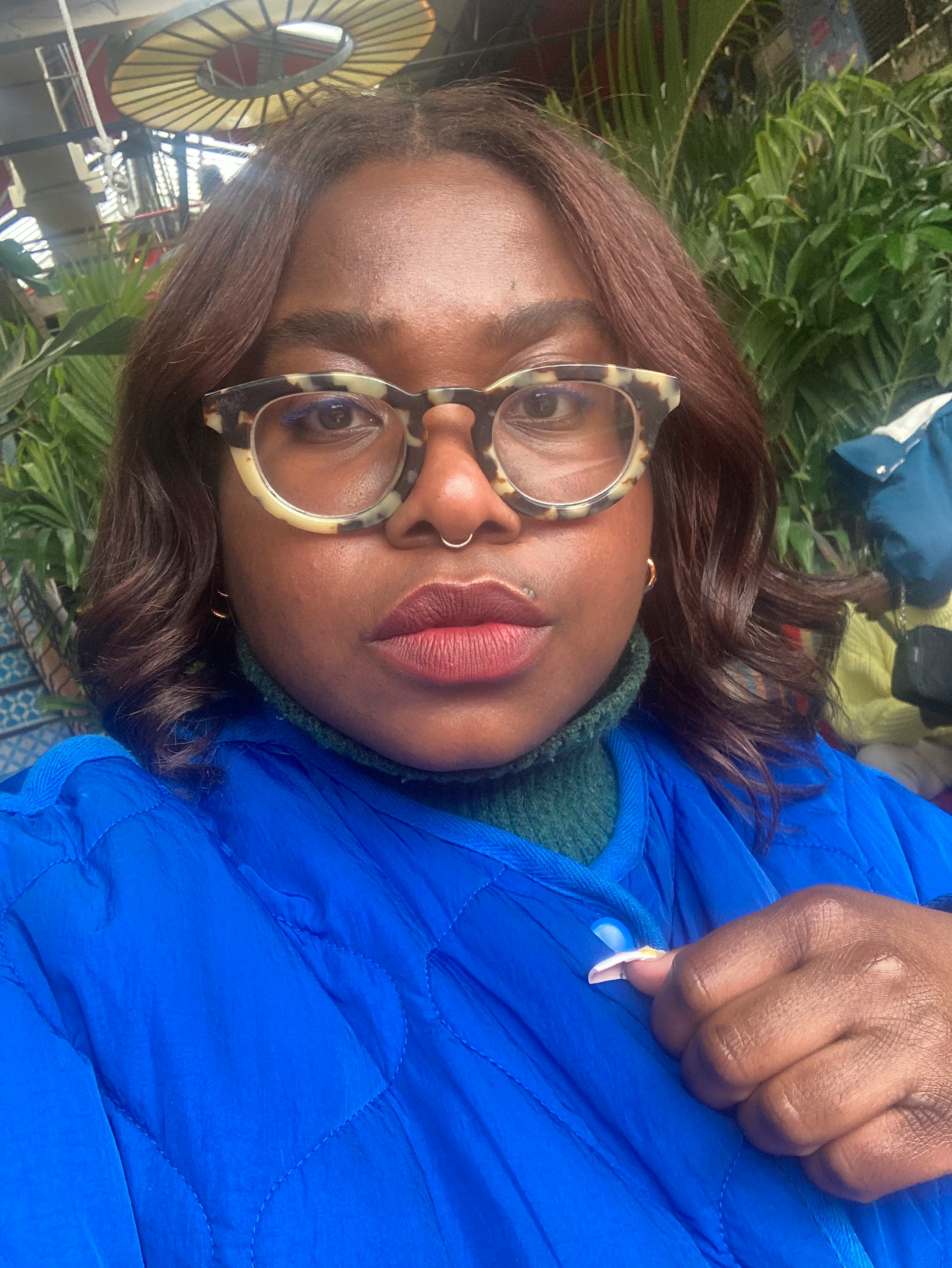 woman with warm red hair 