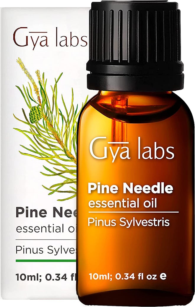 This pine essential oil for dryer balls has a woodsy scent.