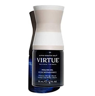 virtue labs healing oil is the best hair oil for damaged bleached hair