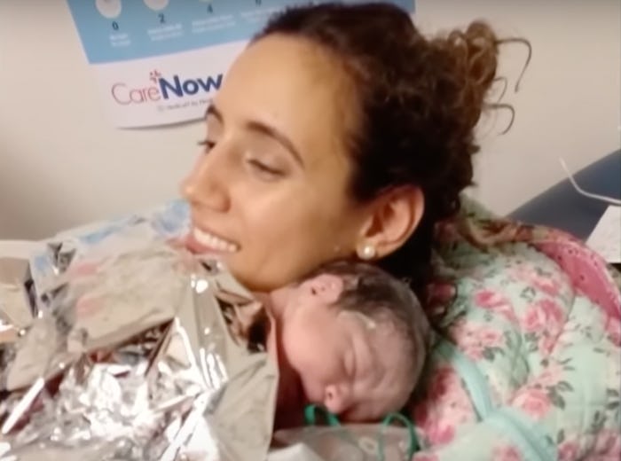 A fifth grade teacher delivered a baby.