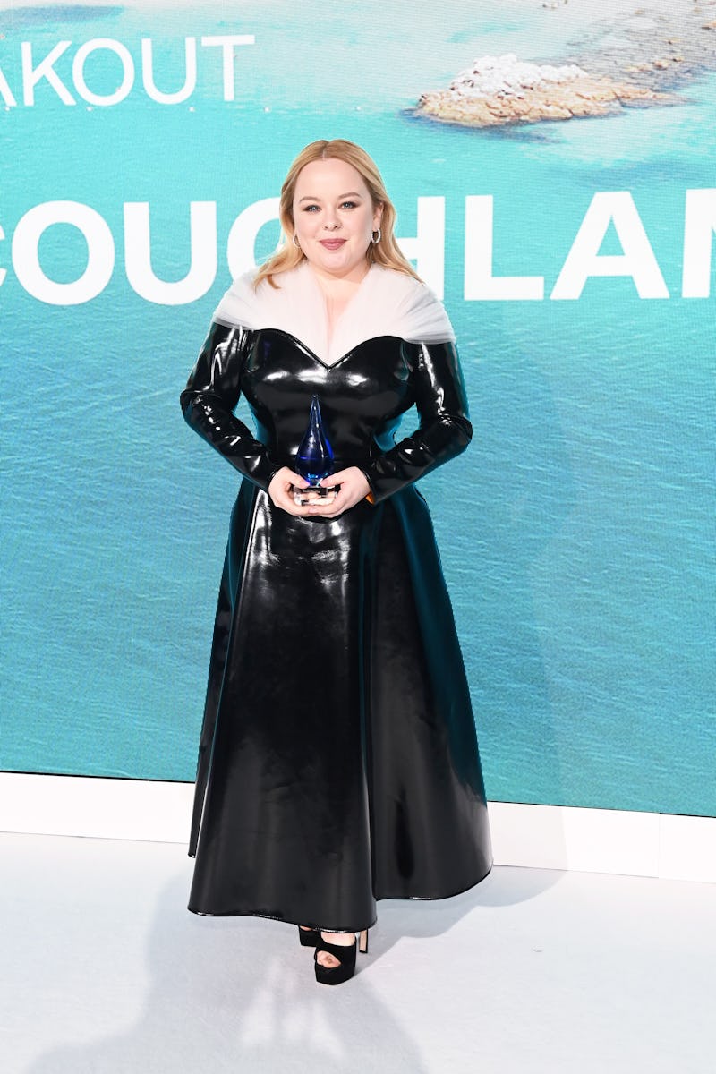 Nicola Coughlan Rebels 'Bridgerton' In A PVC Christopher Kane Dress