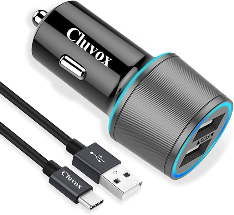 Cluvox Rapid USB C Car Charger