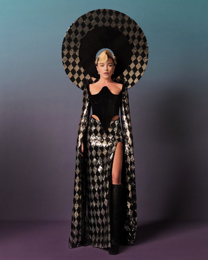 florence pugh in harris reed