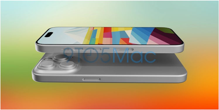 A render of the iPhone 15 Pro.