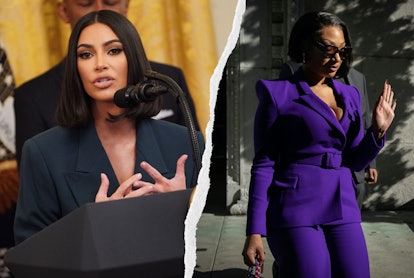 Kim Kardashian & Megan Thee Stallion are fans of the power bob haircut, a short blunt hairstyle that...