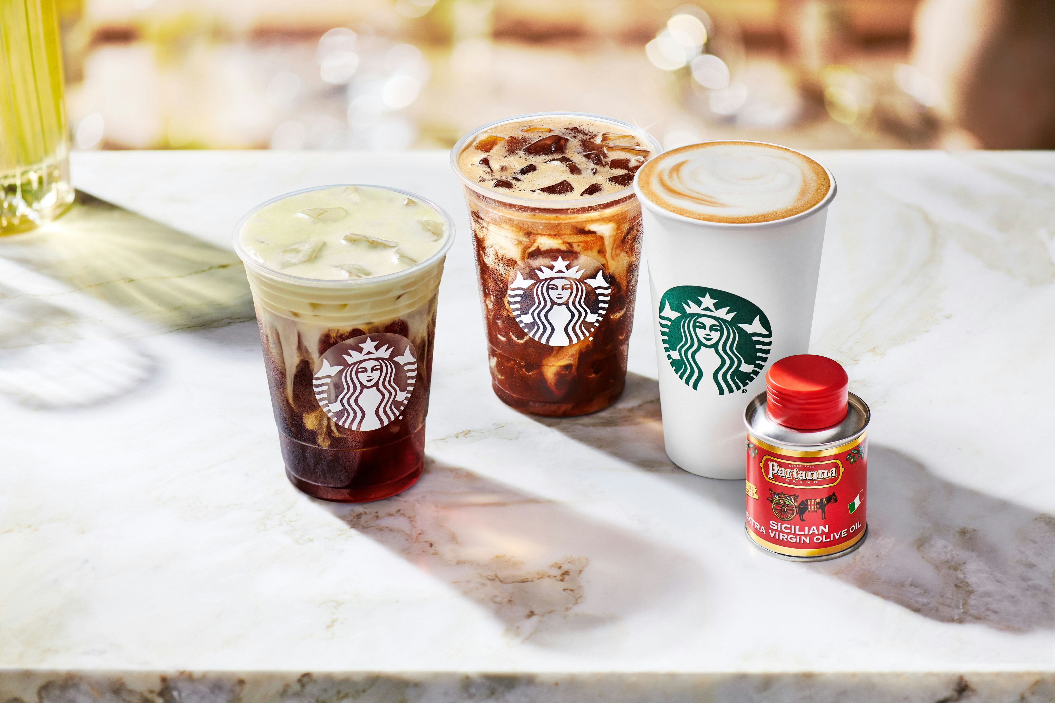 Starbucks’ Oleato Line Combines Olive Oil & Coffee