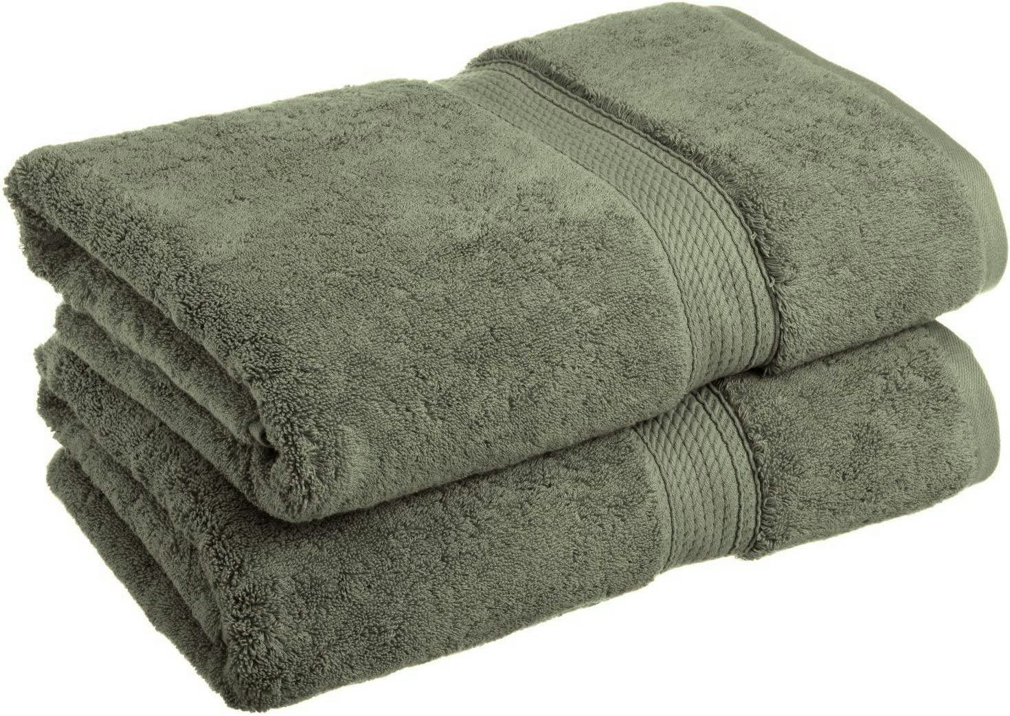 SUPERIOR Egyptian Cotton Bath Towel Set (2 Pieces)