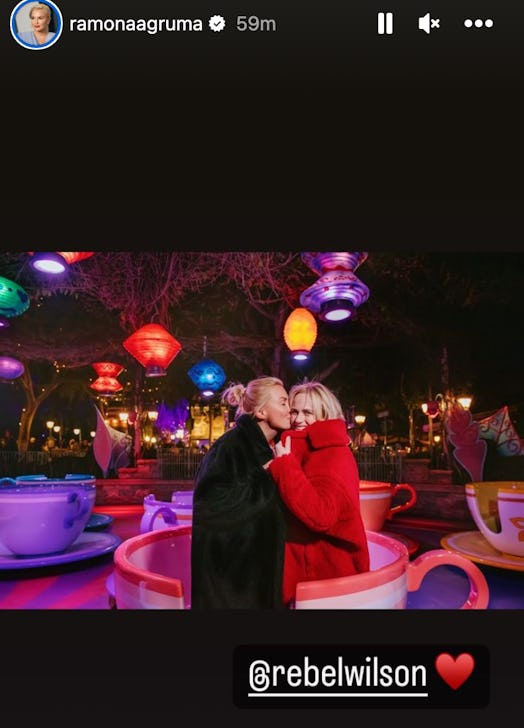 Rebel Wilson and Ramona Agruma got engaged at Disneyland.