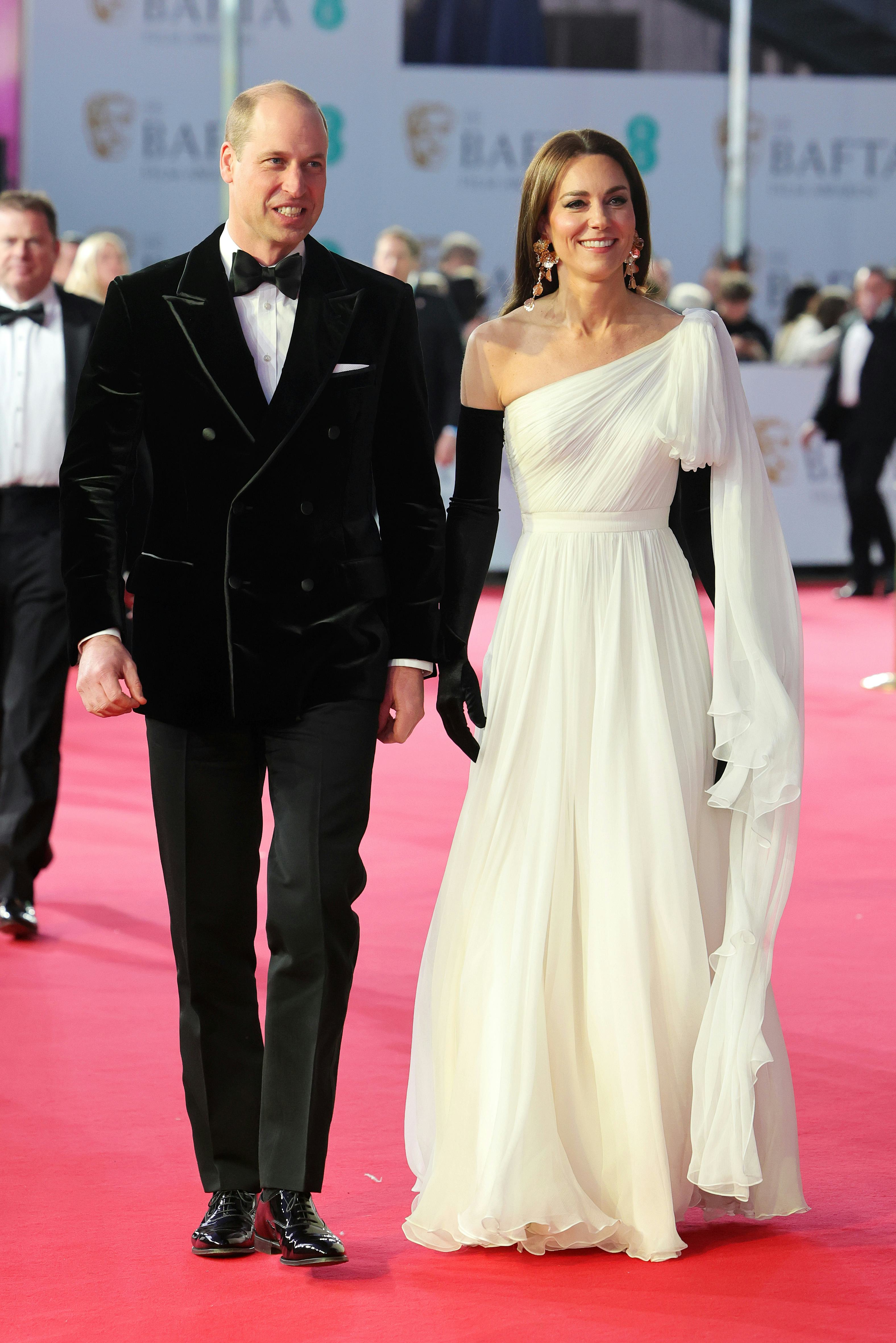 prince william and kate middleton 2023 baftas 
